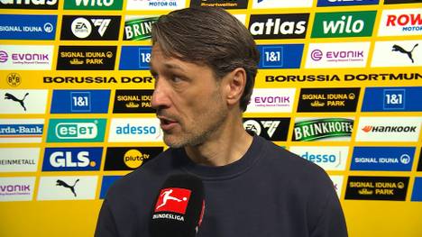 Während eines Interviews mit BVB-Trainer Niko Kovac kommt es zu einem kuriosen Moment.