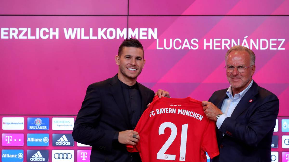 PLATZ 1 - LUCAS HERNÁNDEZ,
2019 für 80 Millionen von Atlético Madrid - Leistungsdaten für Bayern: 11 Spiele, 0 Tore, 0 Vorlagen
Noch keine Titel