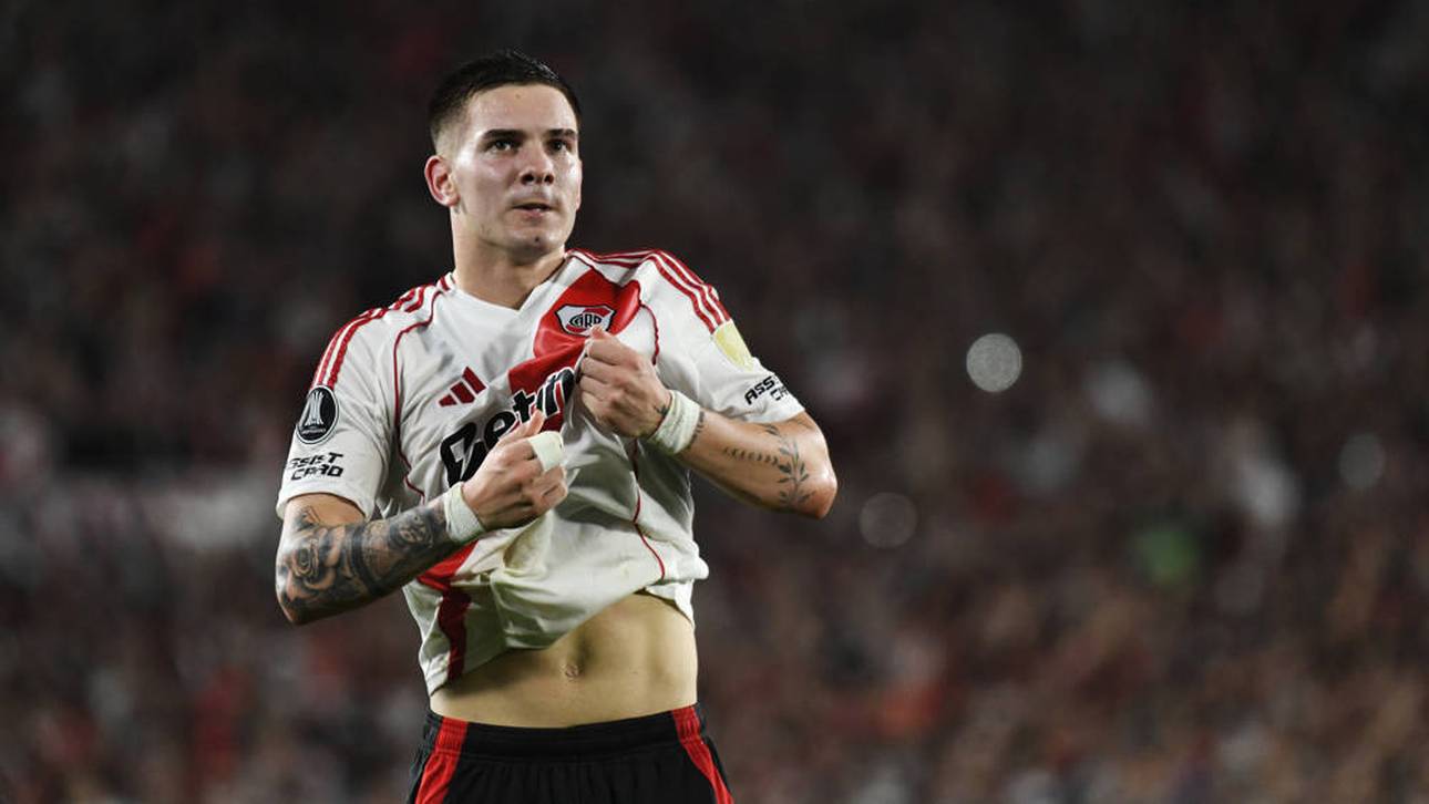 Franco Mastantuono ist bei River Plate der gefeierte Held