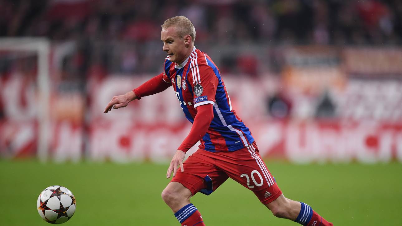 Sebastian Rode vom FC Bayern München in Aktion