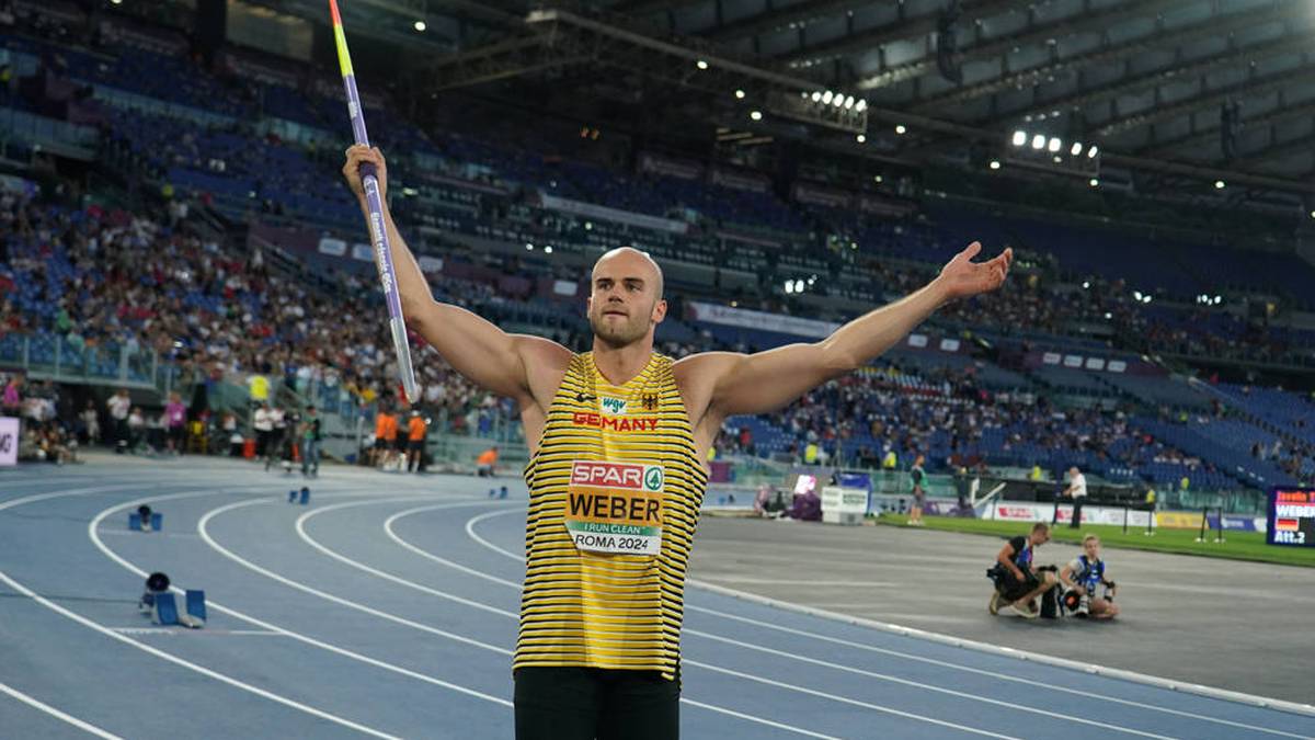 Speerwerfen: Julian Weber wurde bei der Europameisterschaft mit 85,94 Metern Zweiter. Doch auch die Weiten des tschechischen Meisters Jakub Vadlejch von über 88 Metern liegen für den 29-Jährigen an guten Tagen in Reichweite.