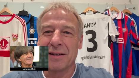 Jürgen Klinsmann sendet eine Grußbotschaft an Jogi Löw in den Doppelpass - und plaudert dabei aus dem Nähkästchen.