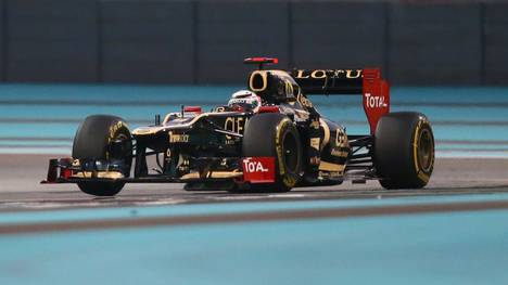 Im Wagen des 2012er Lotus-Renaults von Kimi Raikkonen fuhr Aseel Al-Hamad am Sonntag