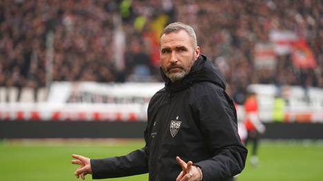 Trainer Tim Walter steckt mit dem VfB Stuttgart in der Krise