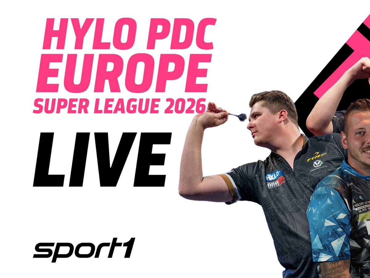 SPORT1 zeigt die HYLO PDC Europe Super League 2026 live im Free-TV