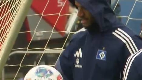 Robert Glatzel sorgte mit seinen Toren dafür, dass der HSV wieder Bundesliga spielen kann. Doch aktuell ist er hinten dran.
