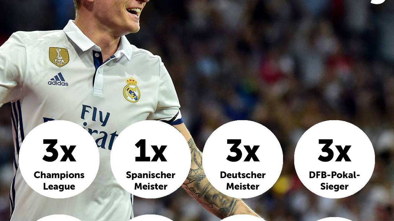 Toni Kroos holte seinen vierten Supercup