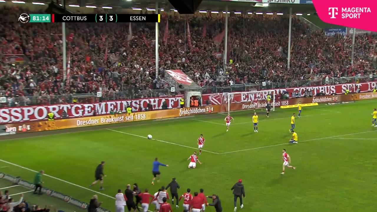 Energie Cottbus - Rot-Weiss Essen | Highlights der 3. Liga im Video