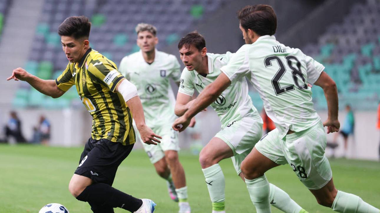 Dastan Satpaev erzielte das 1:0 gegen Olimpija Ljubljana