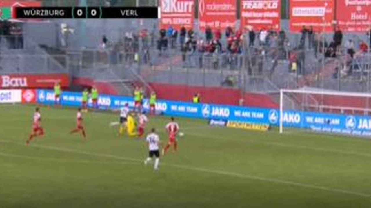 FC Würzburger Kickers - SC Verl (0:1): Highlights im Video | 3. Liga