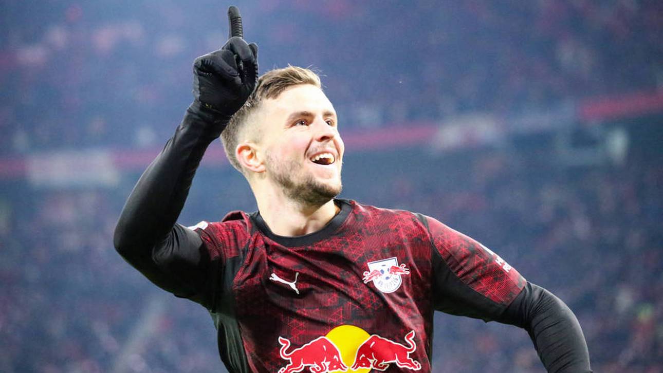 Christoph Baumgartner traf für Leipzig gegen Magdeburg