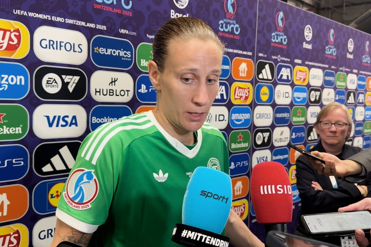 Torhüterin Ann-Katrin Berger avanciert im EM-Viertelfinale zwischen Deutschland und Frankreich zur Matchwinnerin. Hinterher erklärt sie die entscheidenden Momente.
