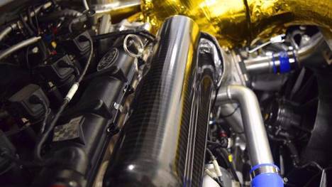 Herzstück des neuen Ford Fiesta RS WRC: Ein deutlich stärkerer Turbomotor