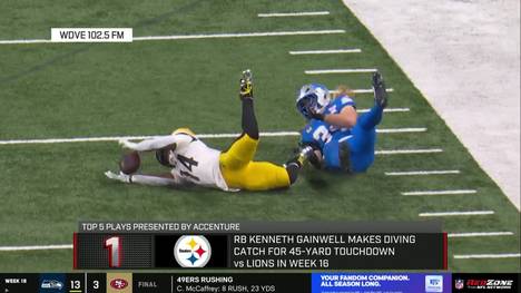 Die Regular Season der NFL ist zu Ende - und das Redzone-Team kürt die Top-5-Plays der gesamten Saison. Eine unfassbare Aktion toppt dabei die andere.