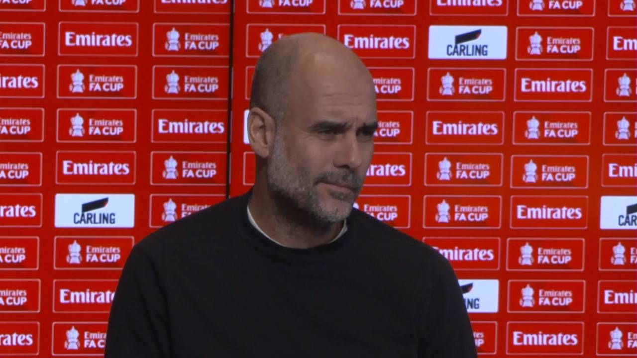 FA-Cup: City-Trainer Pep Guardiola witzelt über Manchester Uniteds Titelchancen
