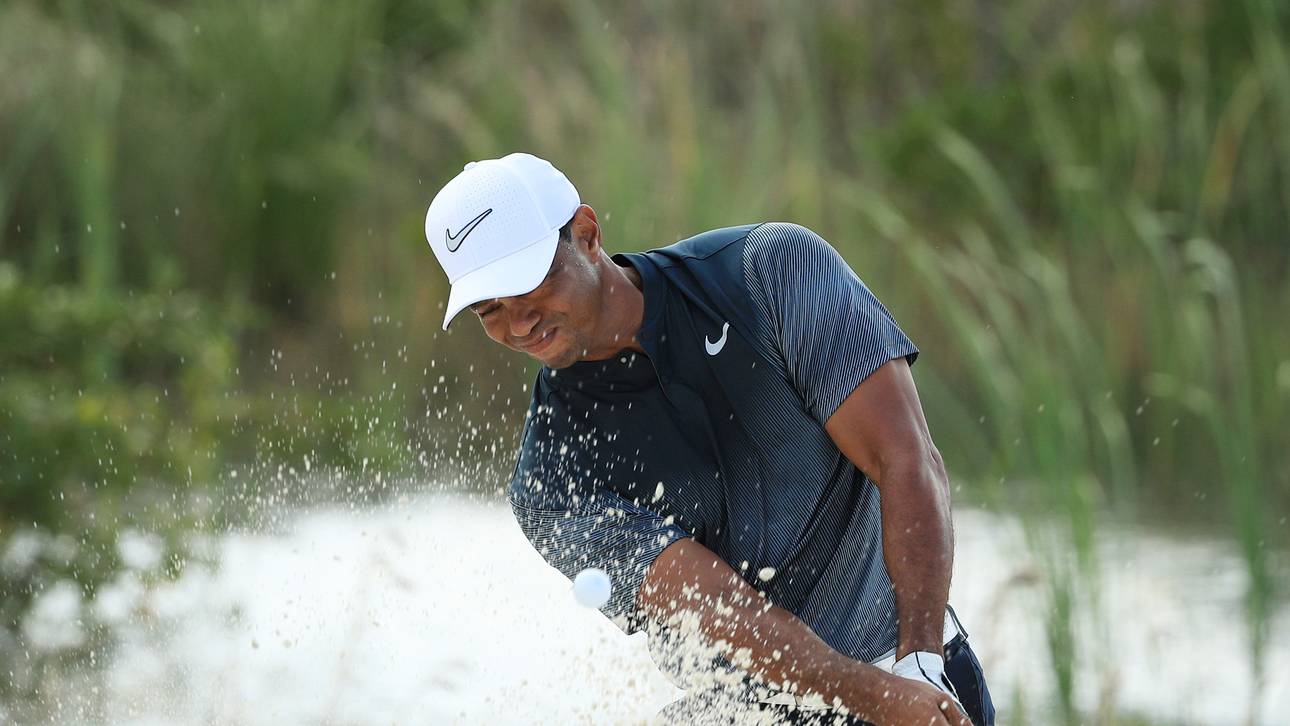 Woods fällt bei Comeback zurück