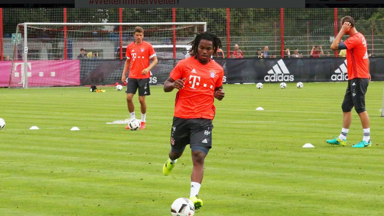 Renato Sanches wieder auf dem Platz