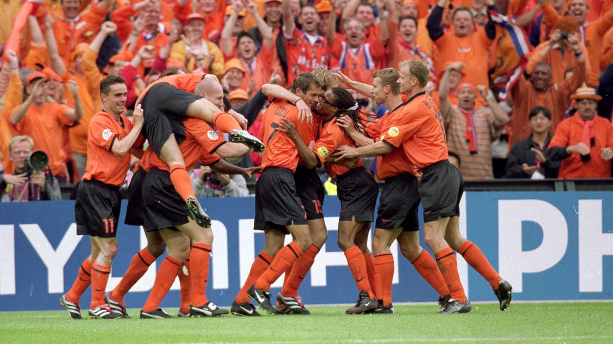 6: Der höchste EM-Sieg datiert aus dem Jahr 2000, als die Niederlande ihr Viertelfinale gegen Jugoslawien 6:1 gewann