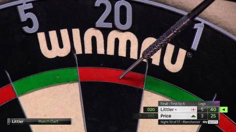 Luke Littler gewinnt seinen zweiten Abend der Premier League of Darts in Folge und erobert sich damit Platz 2 in der Tabelle.