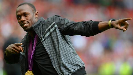 Usain Bolt ist Fan des englischen Rekordmeisters Manchester United