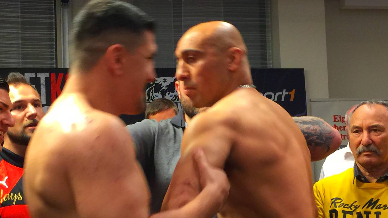 Vor Huck-Fight: Zoff beim Wiegen