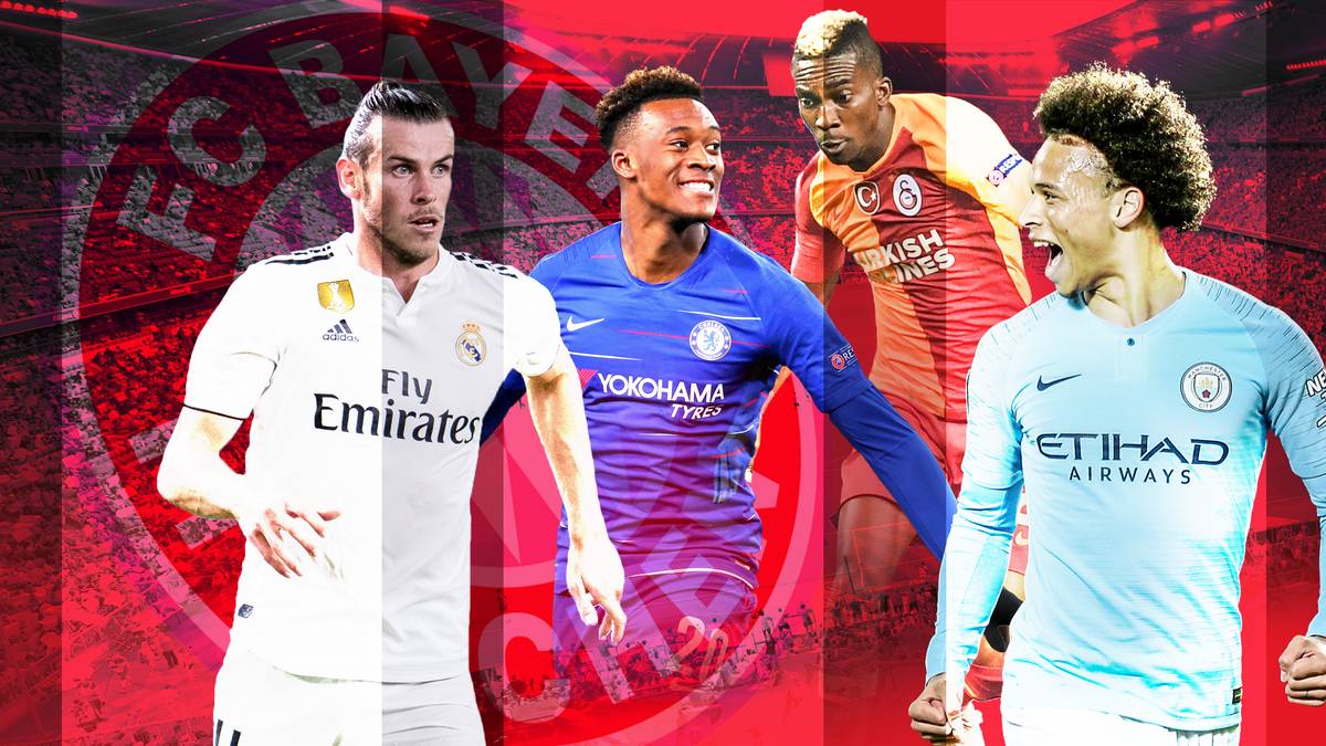 Gareth Bale (l.), Callum Hudson-Odoi, Henry Onyekuru, Leroy Sané - die Liste an potenziellen Kandidaten für den Bayern-Flügel ist lang