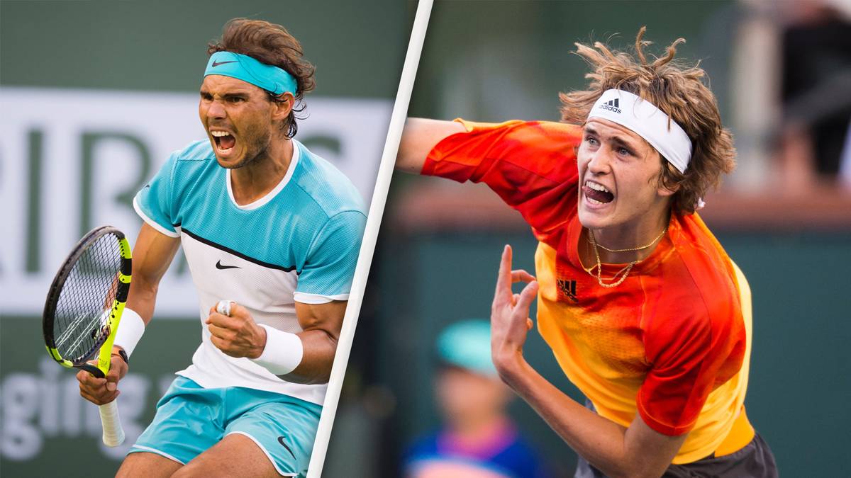 Wenn der Deutsche gut serviert, kann er auch Nadal Probleme machen. Im ersten Duell in Indian Wells 2016 nahm er ihm als Teenager gleich einen Satz ab, bei den Australien Open 2017 zwang er ihn sogar in einen entscheidenden fünften Satz. Selbst auf Nadals Lieblingsbelag machte Zverev 2018 in Rom ein tolles Match. Eine Regenunterbrechung war damals Nadals Rettung