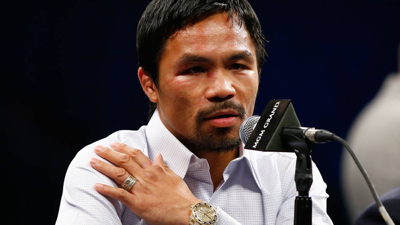 Pacquiao entschuldigt sich mit Verletzung