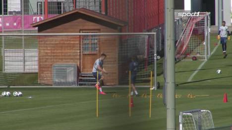 Im Februar hat sich Ivan Perisic im Bayern-Training einen Knöchelbruch zugezogen. Inzwischen trainiert er wieder individuell für sein mögliches Comeback.