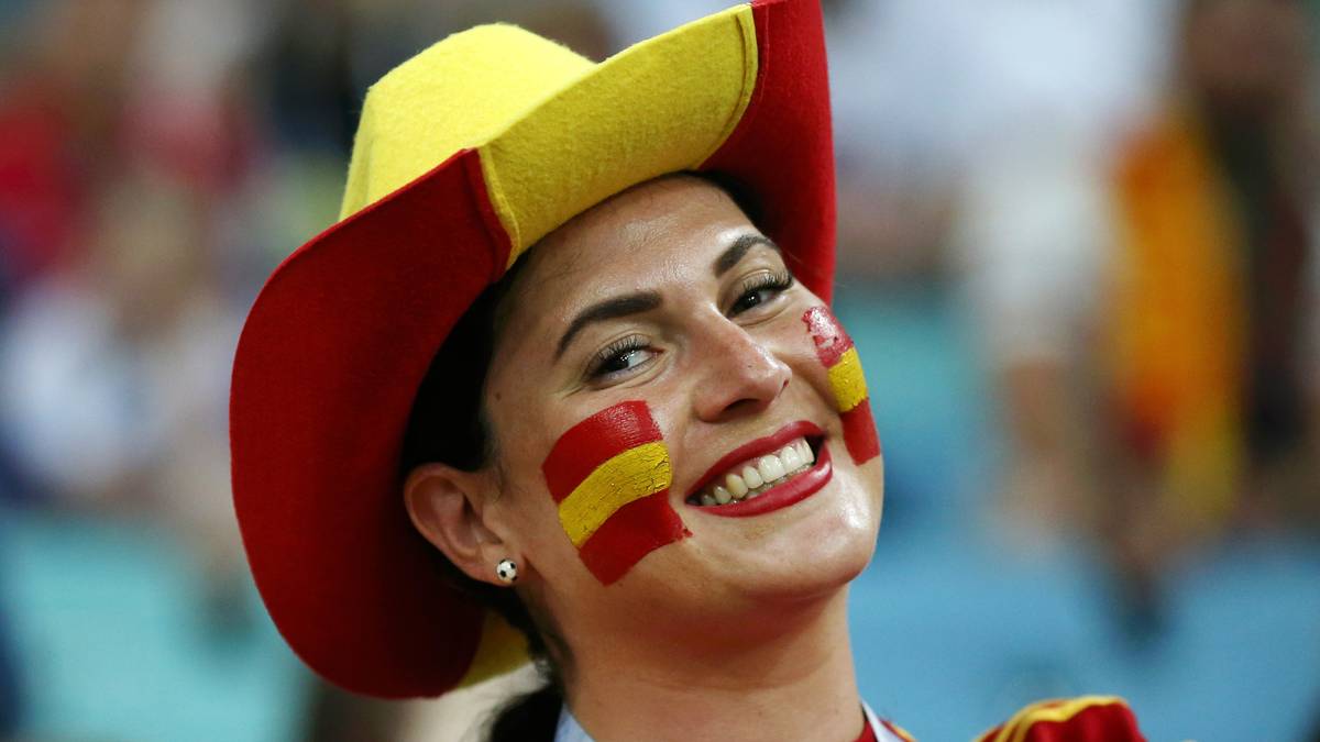 Dieses Strahlen motiviert sicherlich auch die spanische Nationalmannschaft bei ihrer Partie gegen den Iran