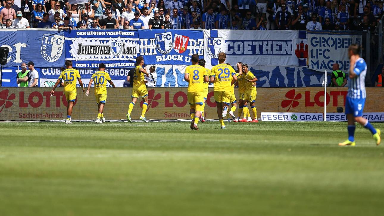 Braunschweig nach Kantersieg in Magdeburg an der Spitze