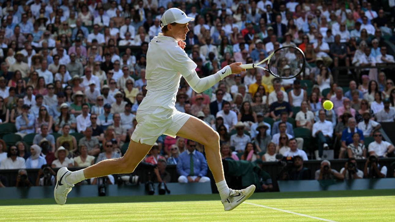 Aufschlag in Wimbledon