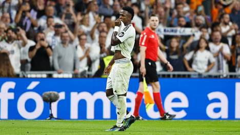 Vinicius Junior fällt mit einer Verletzung an der Halswirbelsäule aus