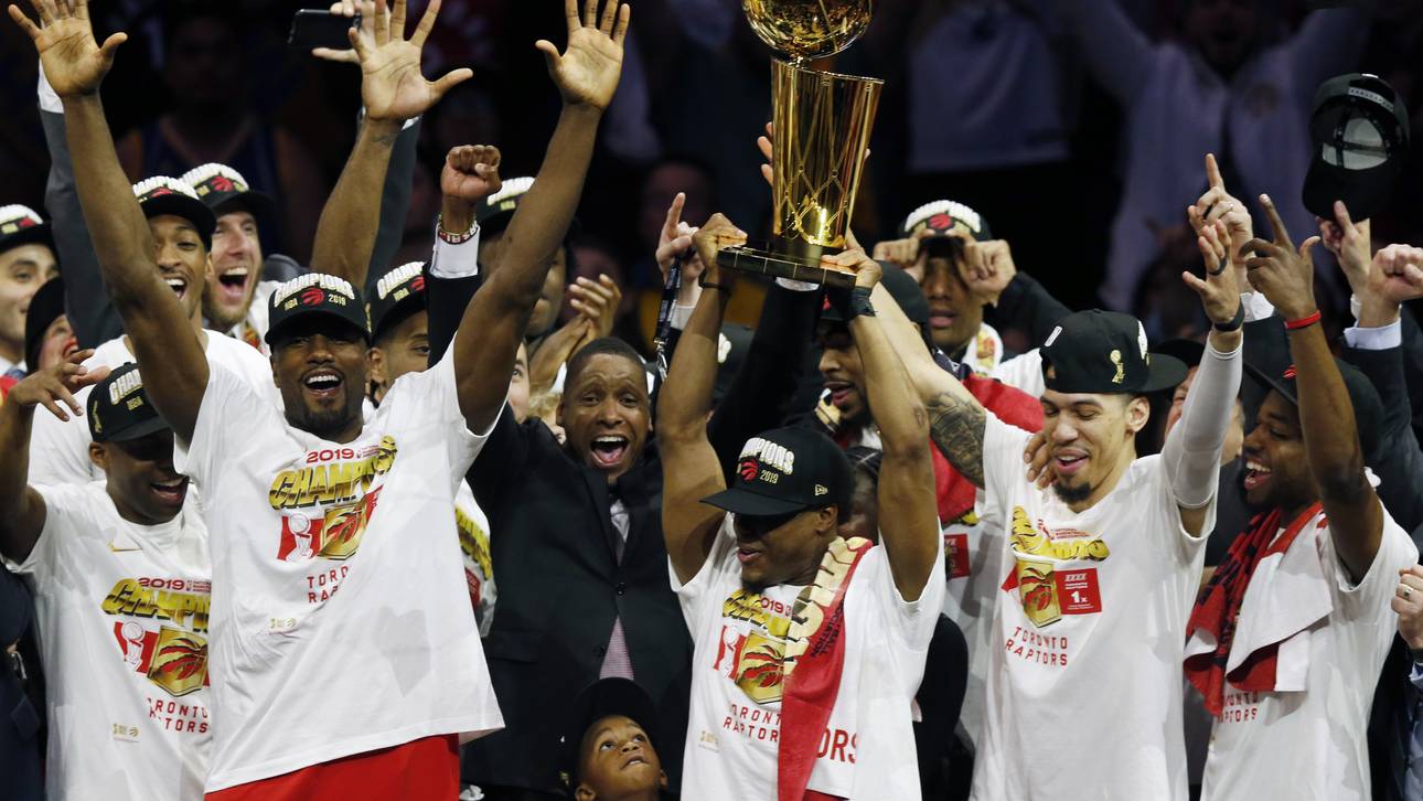 Raptors feiern historischen Titel