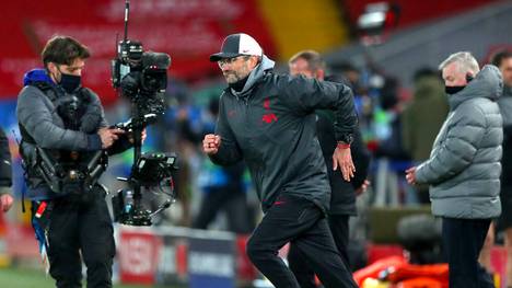 Liverpool-Trainer Jürgen Klopp freute sich ausgelassen über den Sieg gegen Ajax Amsterdam