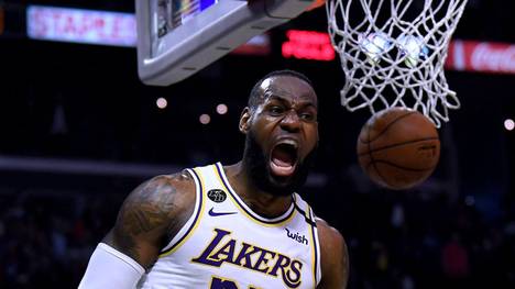 LeBron James muss mit den Lakers aktuell aufgrund der Corona-Pandemie pausieren