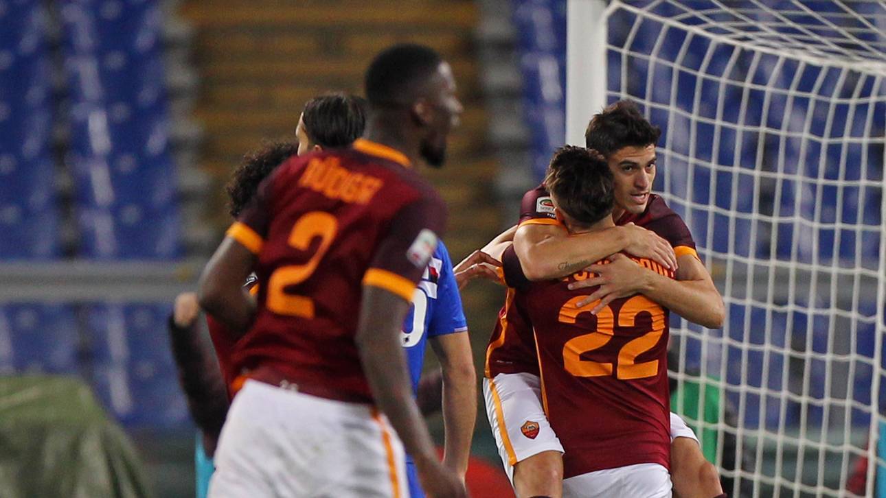 Roma bleibt dank Zittersieg auf Kurs