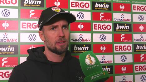 Nach dem Pokalsieg gegen Nürnberg will der neue VfB-Trainer den Schwung und das gute Gefühl mitnehmen in den Abstiegskampf. Auch eine kleine Feierei ist für seine Spieler erlaubt.