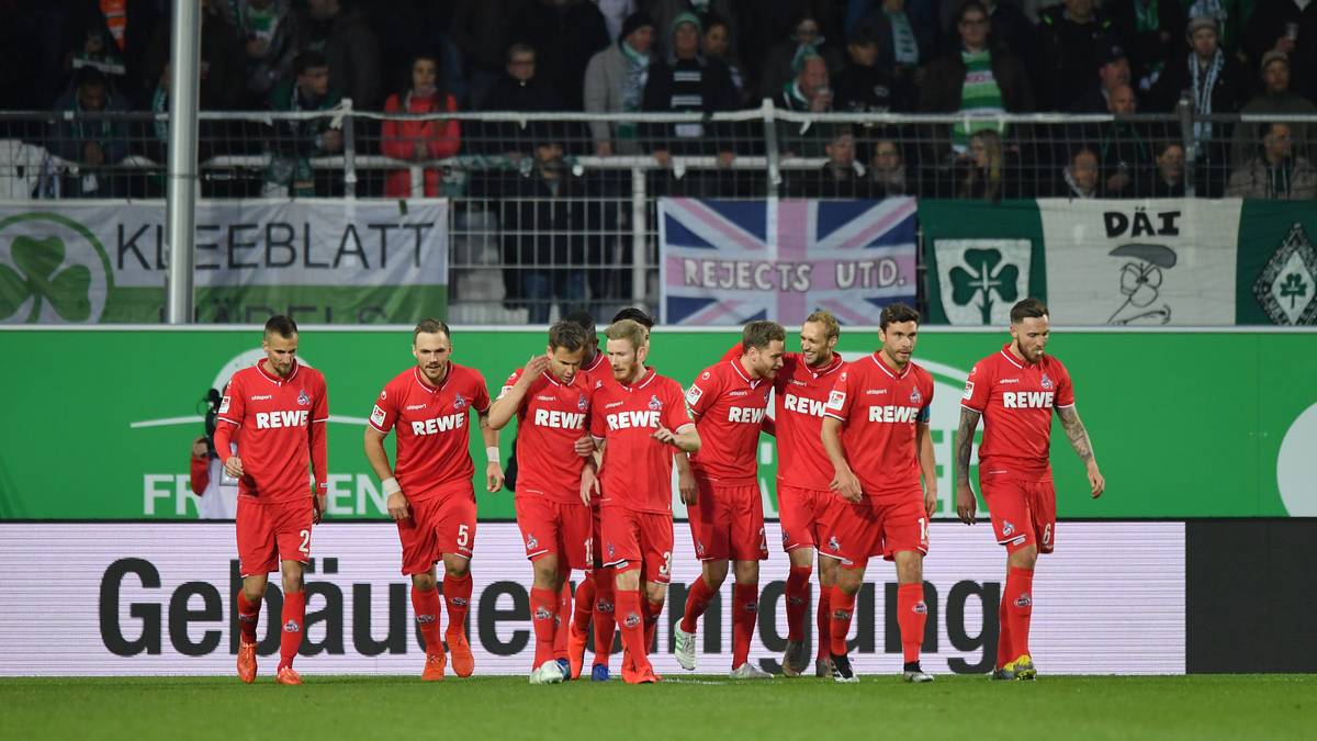 Zwölf Minuten später folgt das 2:0 für den FC. Fürths Steininger trifft ins falsche Tor und bringt Köln der Bundesliga einen großen Schritt näher
