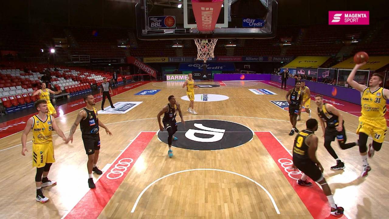 BBL-Finalturnier: Alba Berlin - MHP Riesen Ludwigsburg (97:89) - Highlights