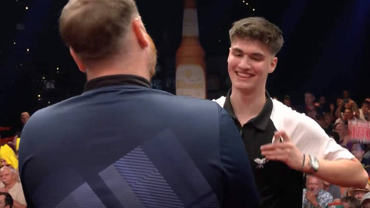 Deutscher Darts-Youngster überzeugt