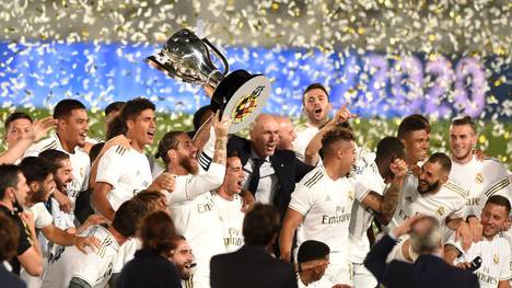 Sergio Ramos hat sich mit Real Madrid zum spanischen Meister gekürt