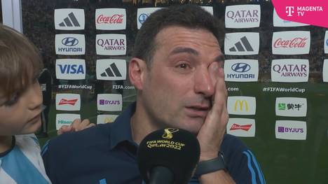 Es ist der größte Triumph seiner Karriere, Lionel Scaloni ist Weltmeister-Trainer. Der 44-Jährige ist nach dem Sieg seiner Argentinier gegen Frankreich voller Emotionen.