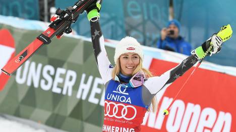 Mikaela Shiffrin gewann den Slalom in Semmering