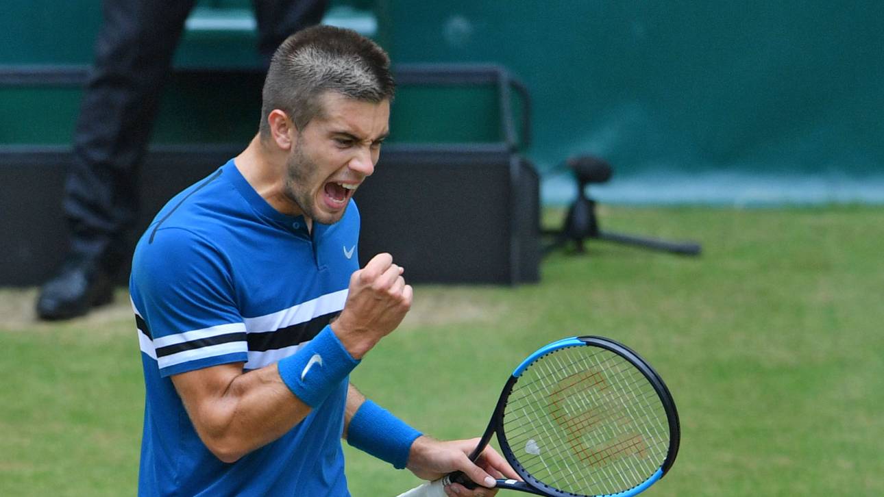 Borna Coric feierte in Halle den größten Erfolg seiner Karriere