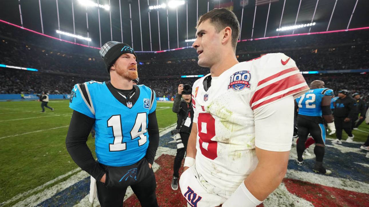 Daniel Jones (r.) kassierte in München die nächste Niederlage 