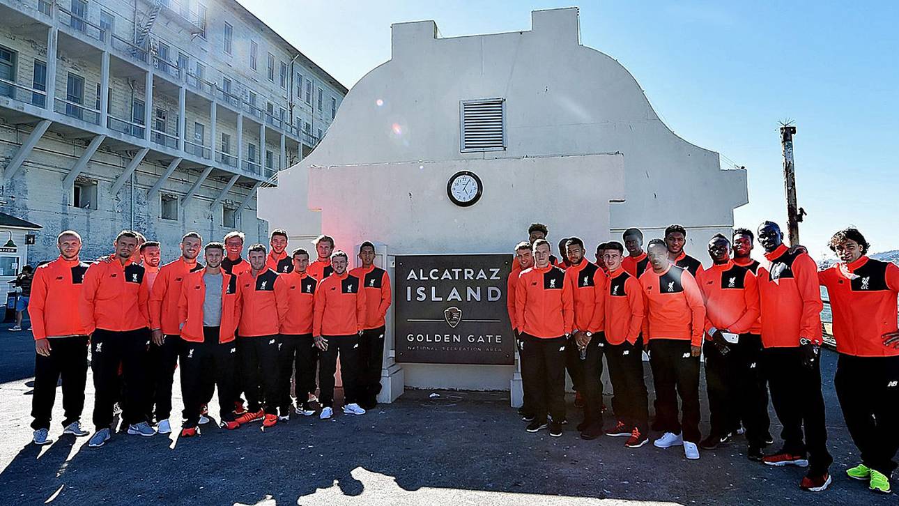FC Liverpool zu Gast auf Alcatraz