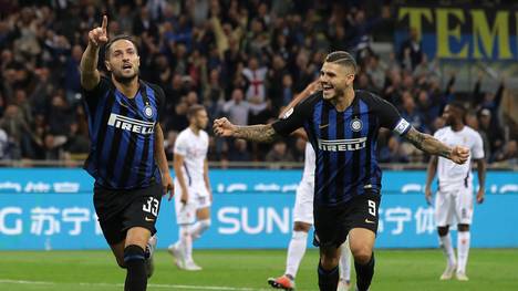 Serie A: Inter Mailand schlägt AC Florenz 2:1 - Mauro Icardi glänzt