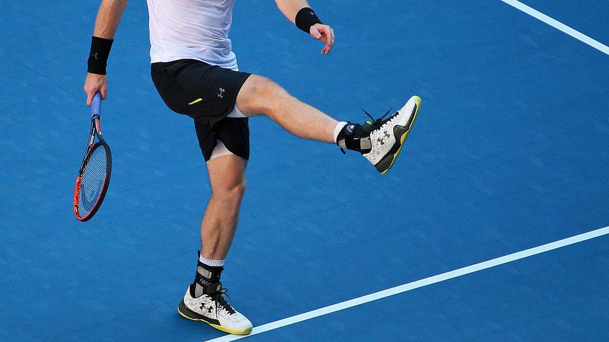 ...und tritt auch schon mal frustriert um sich