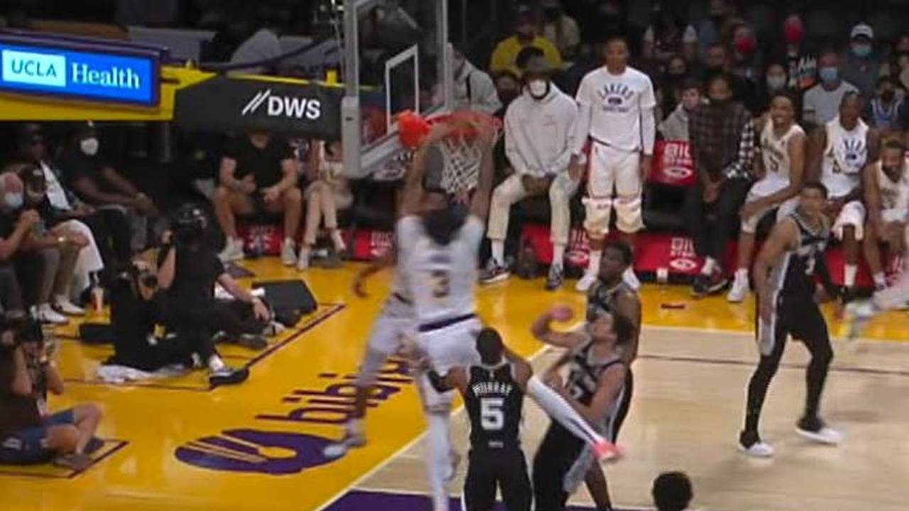 NBA: Anthony Davis führt LA Lakers zu 114:106-Sieg gegen die San Antonio Spurs